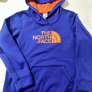 The North Face Kids Blue and Orange Hoodie